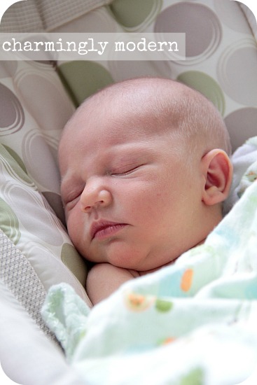 baby in rock n play