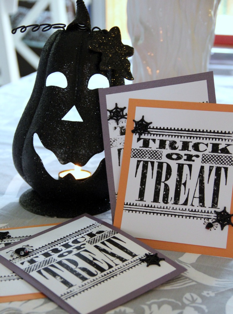 trick or treat halloween cards